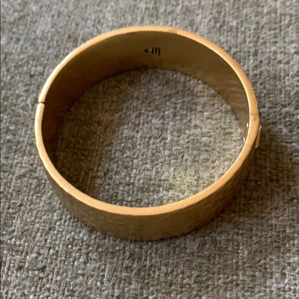 Madewell Hammered Gold Bangle